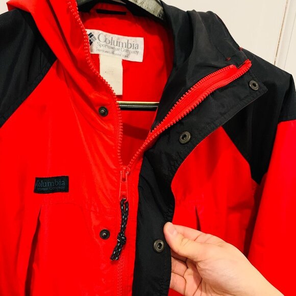 Vintage Columbia Sportswear Hiking Mountain Guide Rain Jacket Men’s Size Large - Picture 12 of 16